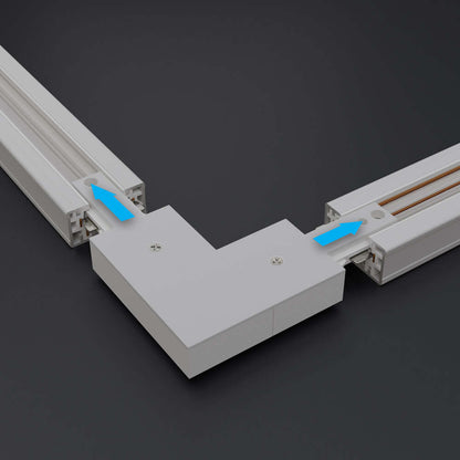 Track L Shape Joiner White H-Type VBD-0335-LJW