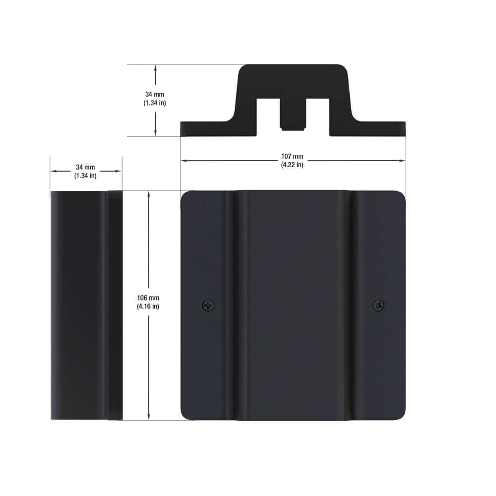Track Floating Canopy Black H-Type VBD-0341-FCB