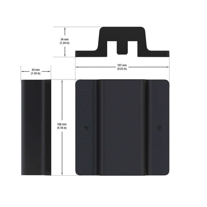 Track Floating Canopy Black H-Type VBD-0341-FCB