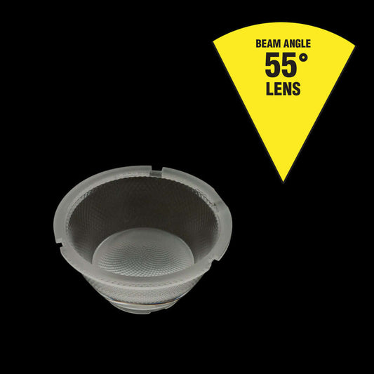 Track Head Lens LW-LENS-45-55 12W 55 Degree