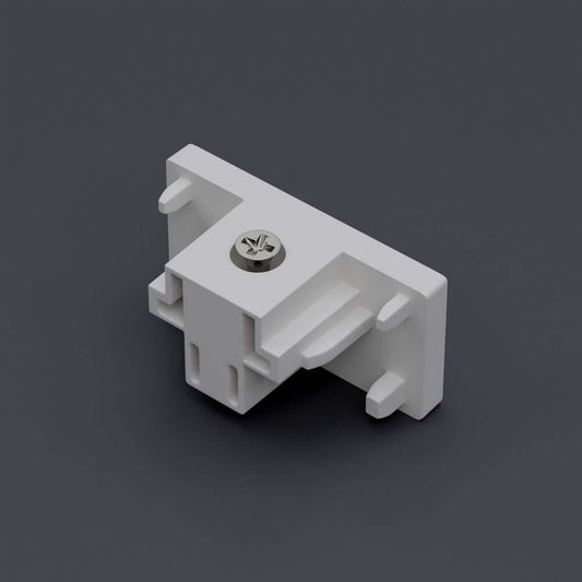 Track Light End Cap White VBD-RS3SE-W | Sleek Design