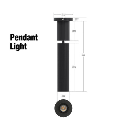 Adjustable Dimmable Black Pendant Light 10W VBD-TD22D10C-B