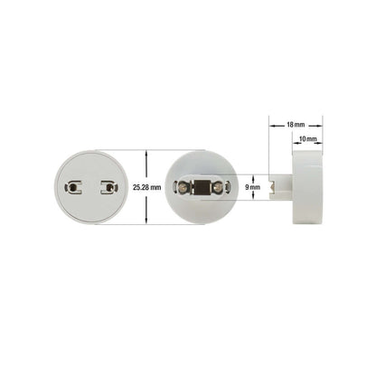 617D 8ft T8 Tube Connector (1 Pair)