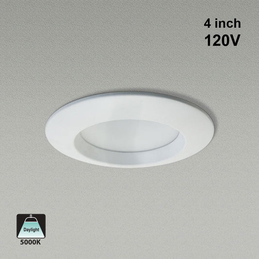 4 inch LED Retrofit Downlight EZ-D105-4, 120V 9W - GekPower