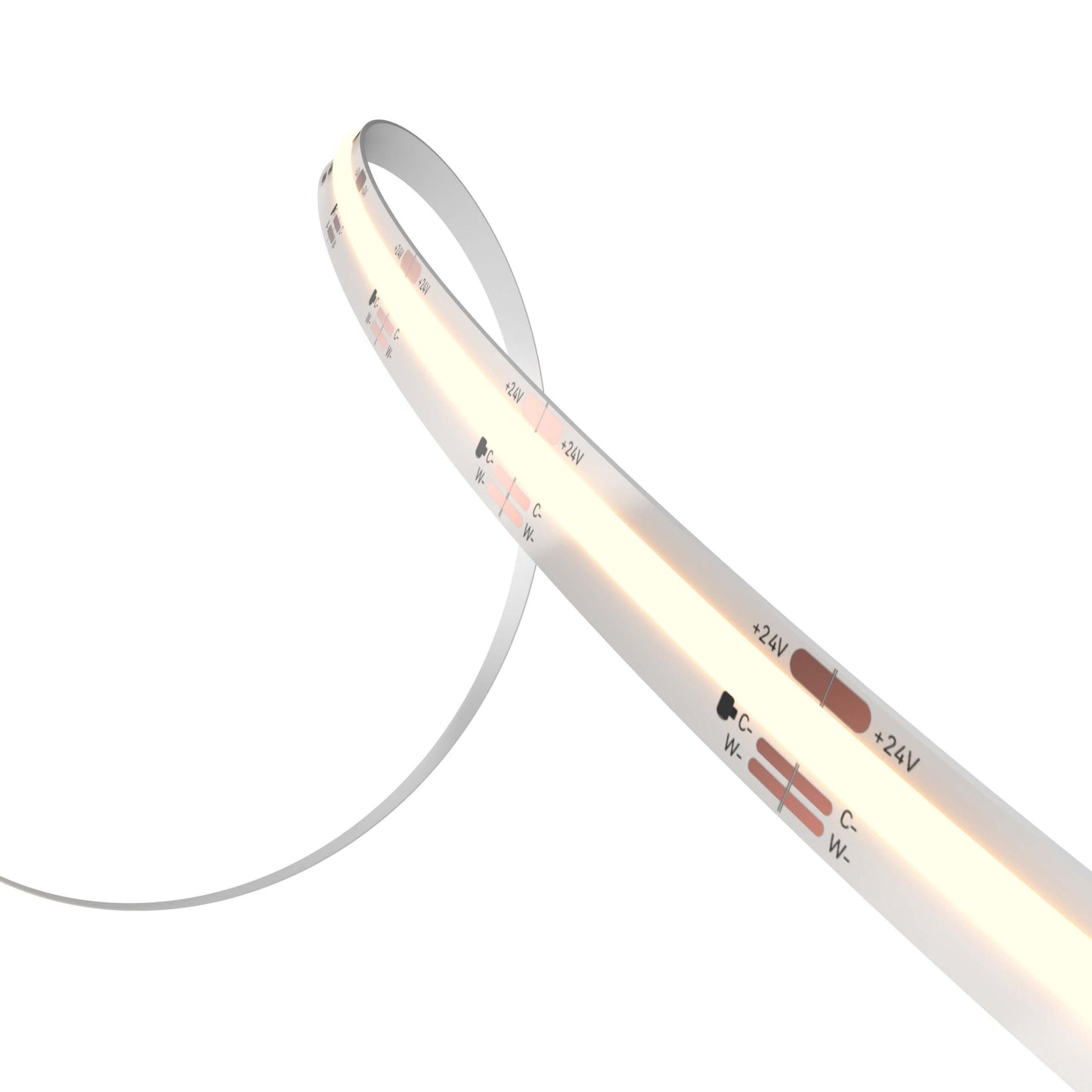 Dals 3M(10ft) Indoor LED Strip COB 24V 18W 1590Lm CCT(2.7K, 3K, 3.5K, 4K, 5K)