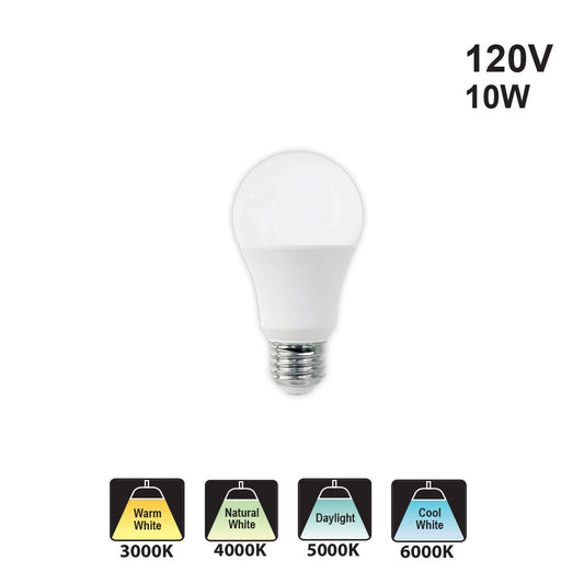 Votatec A19 LED VO-A19W10-120 120V 10W CCT(3K, 4K, 5K, 6K)