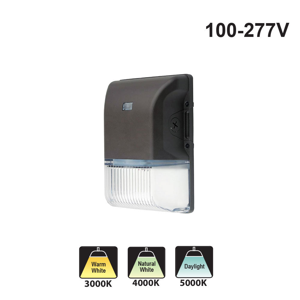 Votatec Mini Wall Pack Light with Photocell AST-MWP03C-30D4BYFDA1-BRPW30/40/50 100-277V 15W/ 20W/ 30W CCT(3K, 4K, 5K)