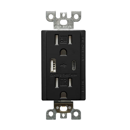 Votatec USB Charger & Duplex Receptacle (TR) TYPE A+C BAA-015D 125V 20A