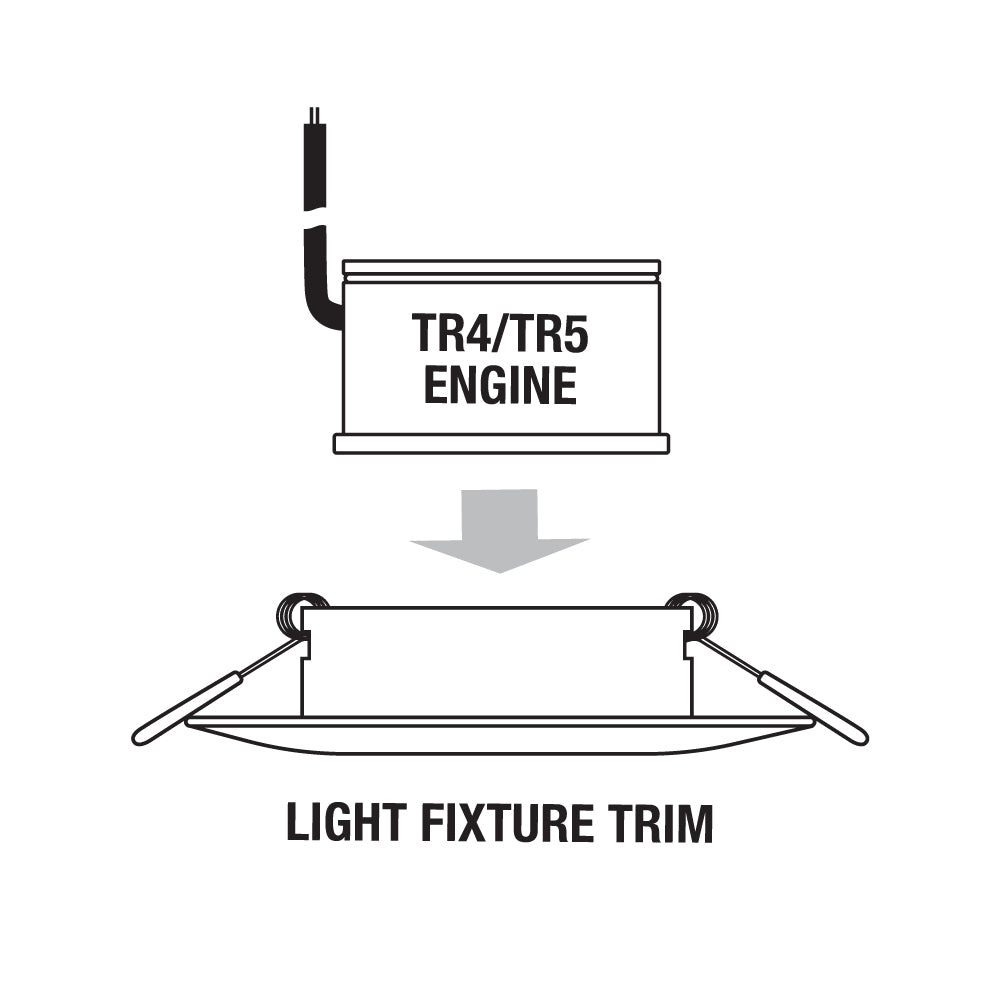 VBD-MTR-83W Low Voltage IC Rated Recessed LED Light Fixture, 2.5 inch Round White - gekpower