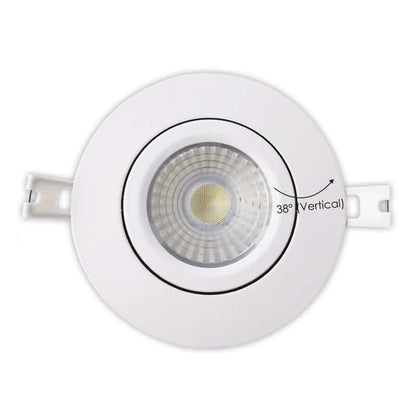Votatec 4″ Gimbal Slim -5 way CCT VO-GRP4W10-120-D-5WAY 120V 10W CCT(2.7K, 3K, 3.5K, 4K, 5K)