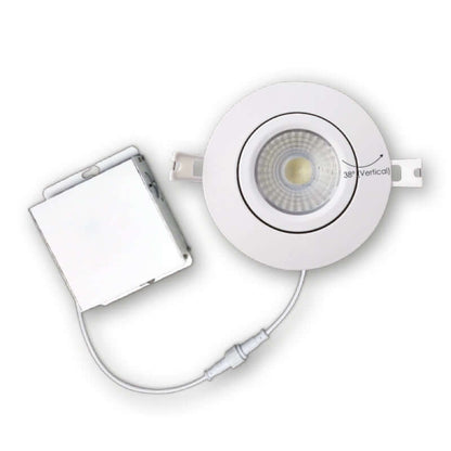 Votatec 4″ Gimbal Slim -5 way CCT VO-GRP4W10-120-D-5WAY 120V 10W CCT(2.7K, 3K, 3.5K, 4K, 5K)