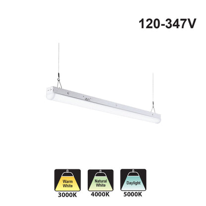 Votatec CCT & Power Selectable Linear Strip Fixture ECS80-8FT347-3CCT 120-347V 50W, 60W, 70W, 80W CCT(3K, 4K, 5K)