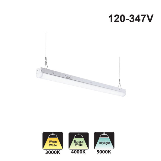 Votatec CCT & Power Selectable Linear Strip Fixture with sensor ECS20-2FT347-3CCT-S 120-347V 11W, 14W, 17W, 20W CCT(3K, 4K, 5K)