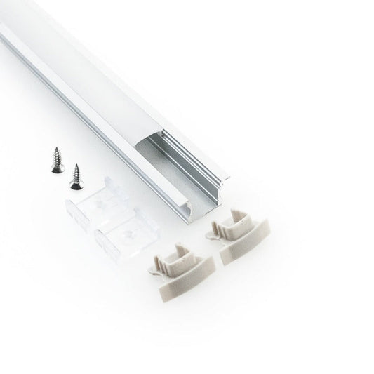 Deep Recessed Linear Aluminum LED Channel for LED Strips 1Meter(3.2ft) VBD-CH-RF1, Gekpower
