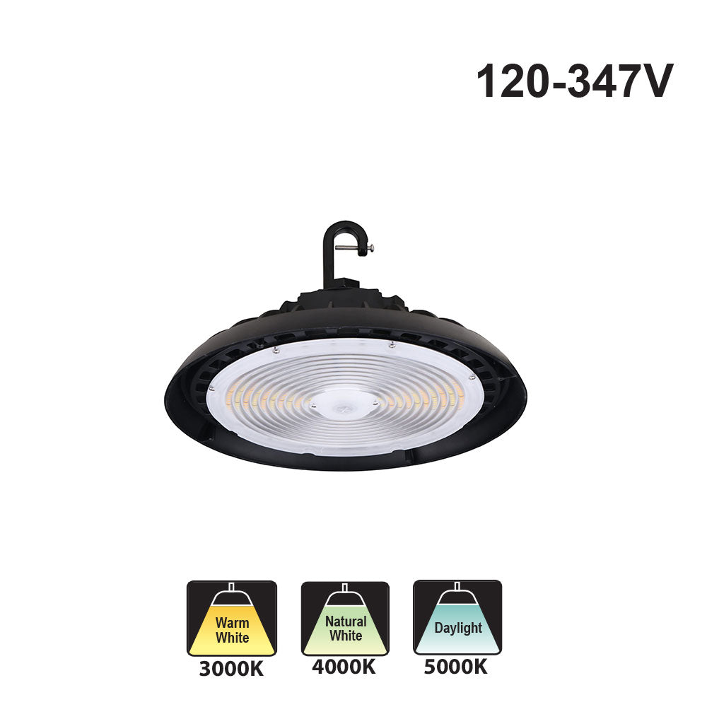 Votatec LED UFO Light – CCT & Power Adjustable AST-HB23-240WS1BT2C1-BH35/40/50WD 120-347V 180W, 210W, 240W 7000/31500/27000Lm CCT(3.5K, 4K, 5K)