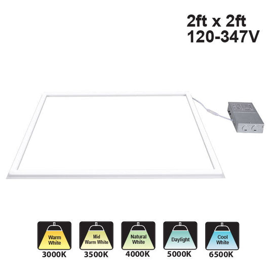 Votatec 2' x 2' LED T-Bar Frame Light - Adjustable Power