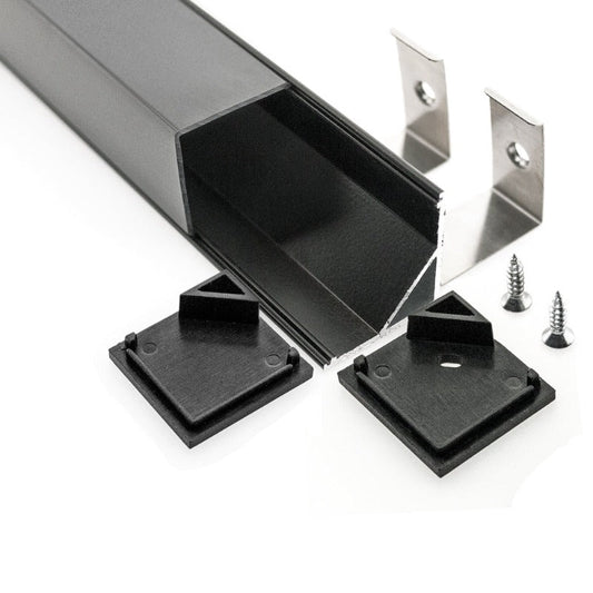 Corner Mount Square Linear Aluminum LED Channel