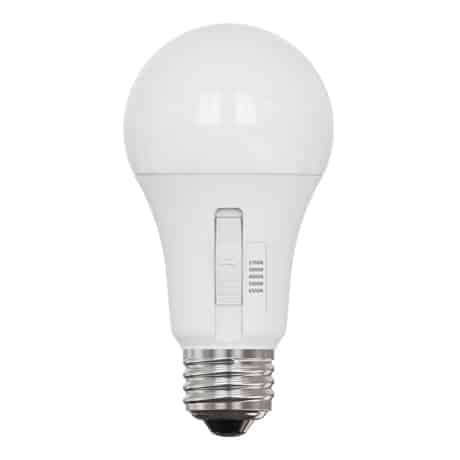 Votatec A19 LED – 5Way CCT Adjustable VO-A19W10-120-5Way-S-D 120V 10W CCT(2.7K, 3K, 3.5K, 4K, 5K)