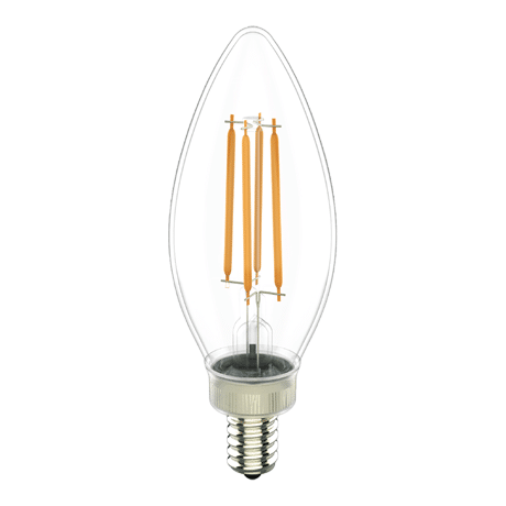 Votatec Candle Filament LED VO-FCAW3.8-120 120V 3.8W CCT(2.7K, 3K, 4K, 5K, 6K)