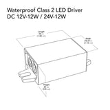 VEROBOARD VBD-012-012ND Constant Voltage LED Driver, 12V 1A 12W - GekPower