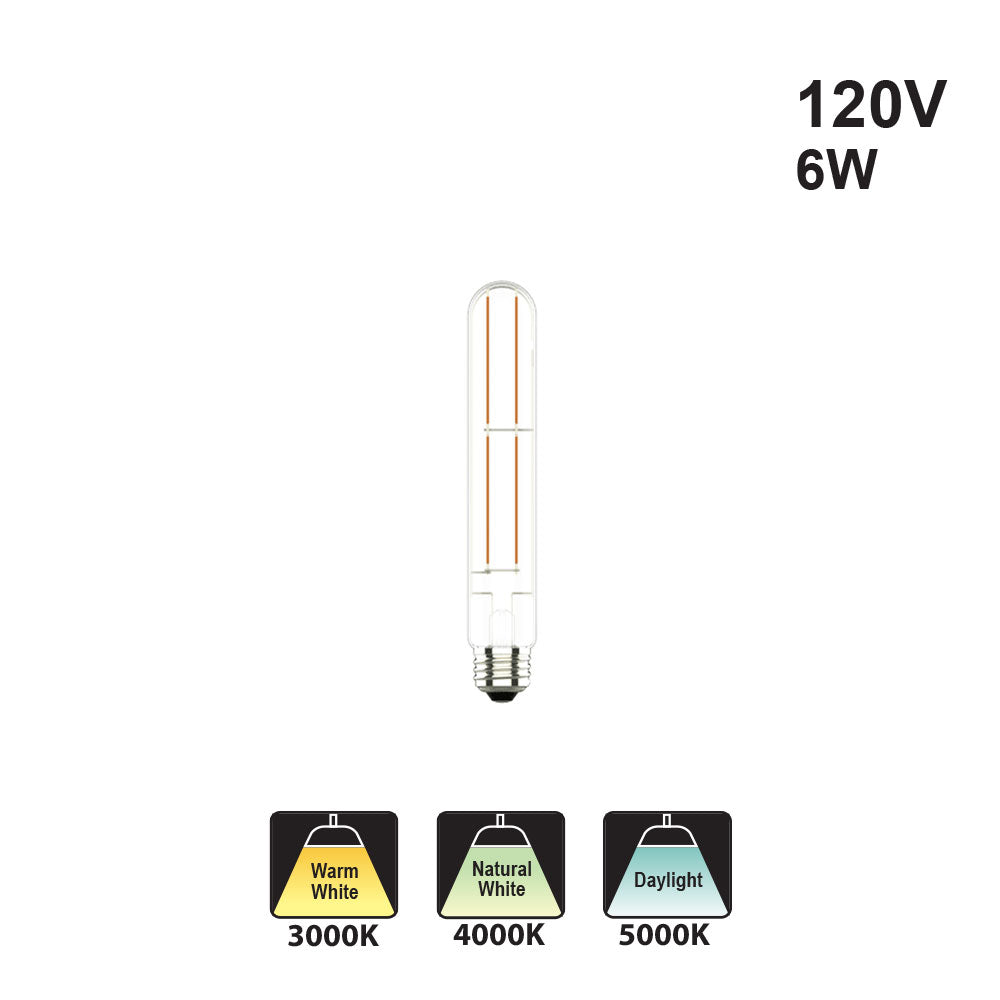 Votatec T30 Filament LED VO-FT30W6-26 120V 6W CCT(3K, 4K, 5K)