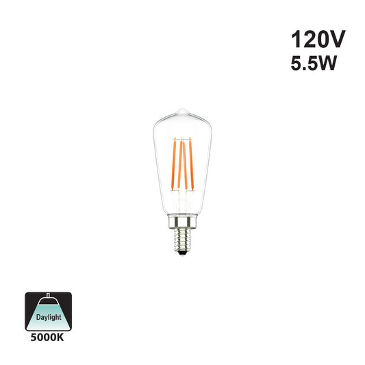 Votatec ST12 Filament LED VO-FST12W5.5-12-50-D, 120V 5.5W CCT(5K)