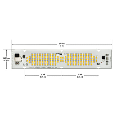 8 inch Linear LED Module LHO 04-2500-830-120-S3,120V 2500lm 3000K(Warm White), gekpower