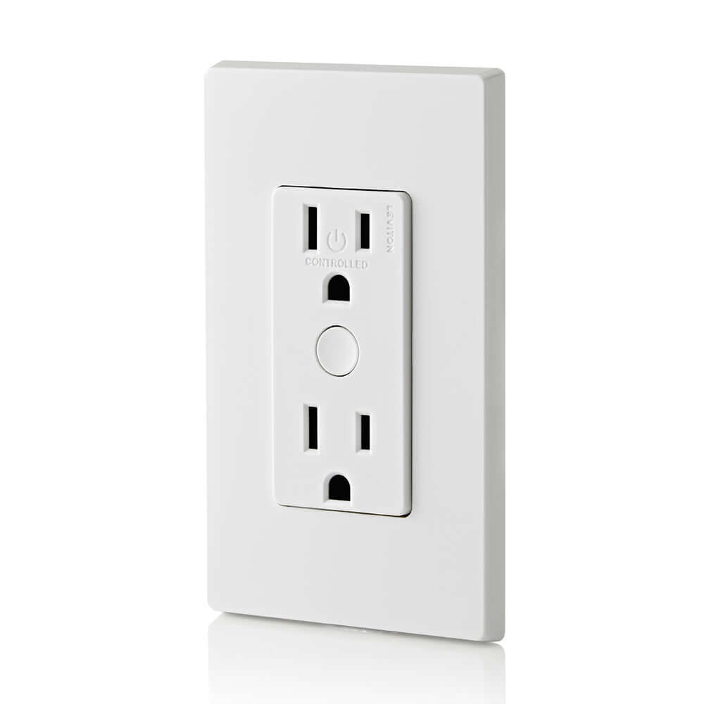 Leviton Decora Smart Wi-Fi Outlet Receptacle 120V DW15R