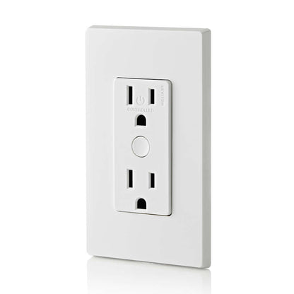 Leviton Decora Smart Wi-Fi Outlet Receptacle 120V DW15R