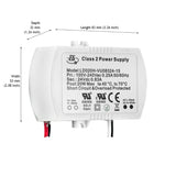 ES Constant Voltage LED Driver 24V 20W 830mA LD020H-VU08324-15