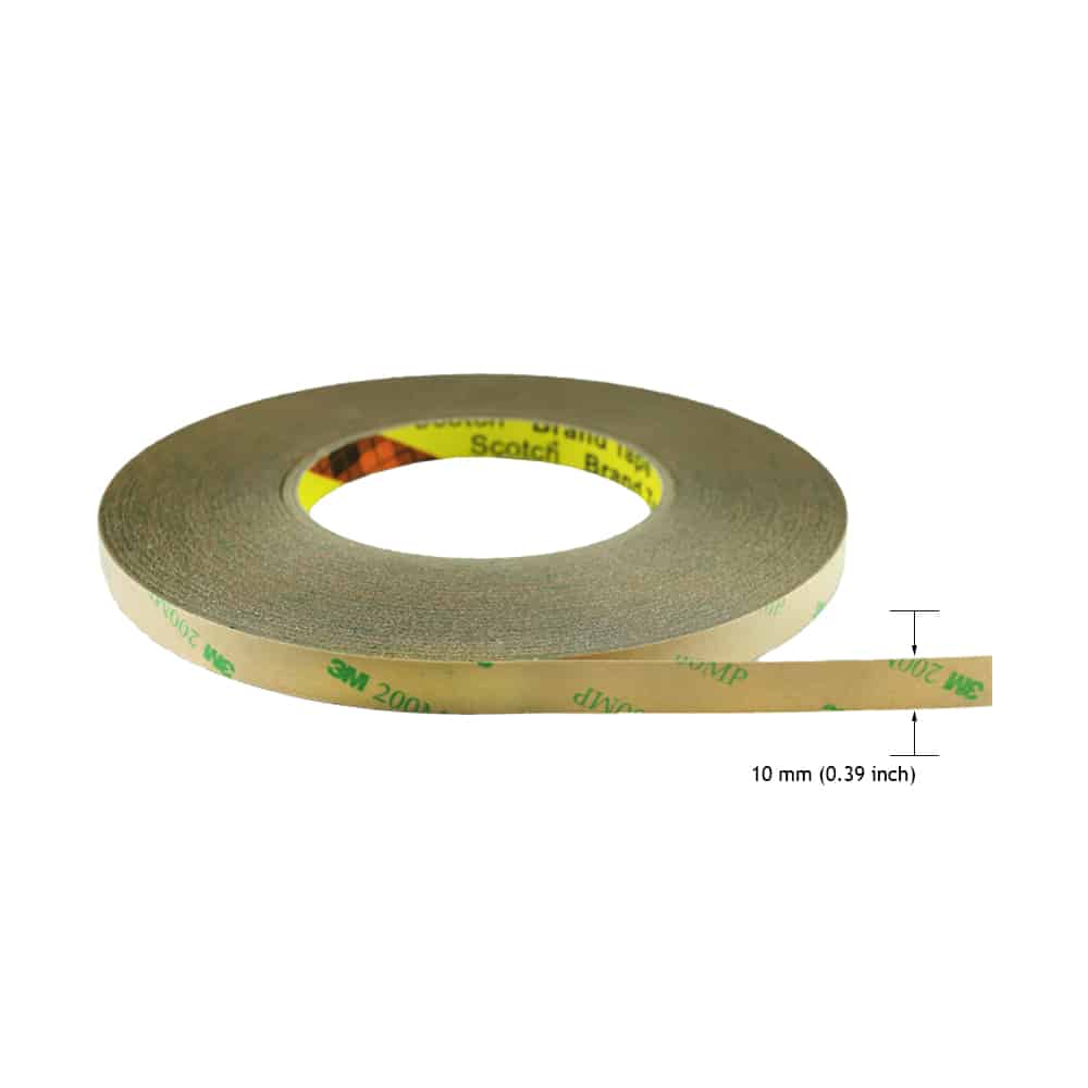 9080 3M Double-Sided Tape 10mm Width 50 Meter Roll for LED Strips