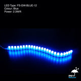 24cm(9.4inch) Great Wall DIP LED Strip FS-GW-Blue-12, 12V 0.19(w/ft) Blue - GekPower