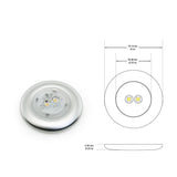 4 inch Round LED Under Cabinet Puck Light 12V 4W