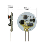 G4 Side Pin 9SMD 5050 9-27V Bulb 6000K(Cool White) - GekPower