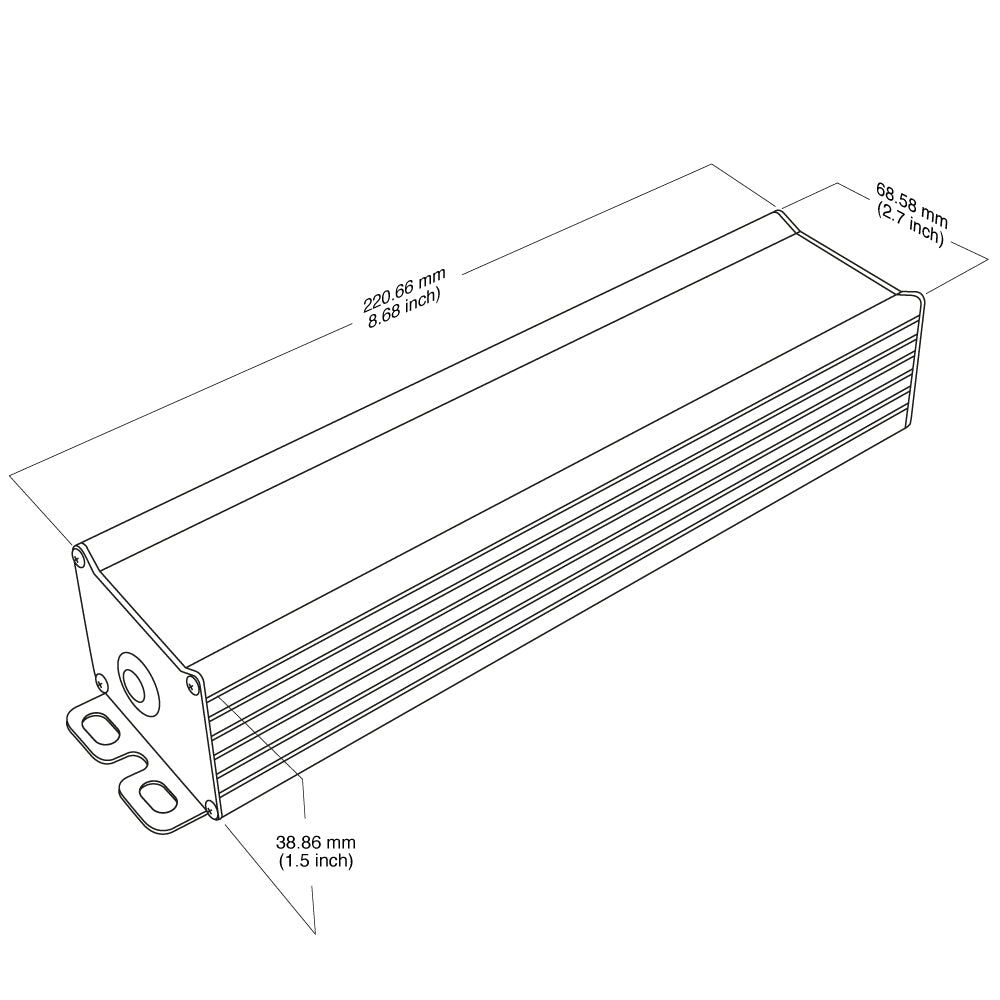 Mean Well HVG-150-12A Constant Voltage LED Driver with Universal Input Voltage