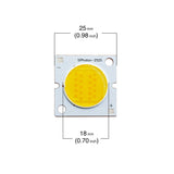 15W Constant Current COB LED Chip 3000K(Warm White), Gekpower