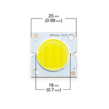 30W Constant Current COB LED Chip 6000K(Cool White), gekpower