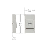Wall Mount Low Voltage LED dimmer Switch Push