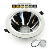 VBD-MTR-17C Low Voltage IC Rated Downlight LED Light Fixture, 5 inch Round Chrome