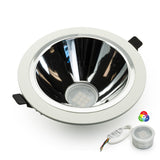 VBD-MTR-17C Low Voltage IC Rated Downlight LED Light Fixture, 5 inch Round Chrome mr16 fixture, gekpower