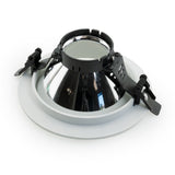 17CB MR16 Light Fixture, 5 inch Recessed light Reflector Trim with White Ring - GekPower