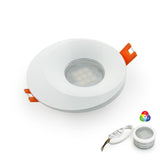 VBD-MTR-2W Low Voltage IC Rated Downlight LED Light Fixture, 2.5 inch Round White