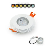 VBD-MTR-3W Low Voltage IC Rated Downlight LED Light Fixture, 2.5 inch Round White mr16 fixture, gekpower