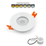 VBD-MTR-5W Low Voltage IC Rated Downlight LED Light Fixture, 2.5 inch Round White mr16 fixture, gekpower