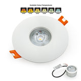 VBD-MTR-11W Low Voltage IC Rated Downlight LED Light Fixture, 2.5 inch Round White, mr16 fixture, gekpower