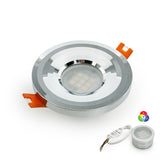 VBD-MTR-13C Low Voltage IC Rated Downlight LED Light Fixture, 2.5 inch Round Chrome mr16, gekpower