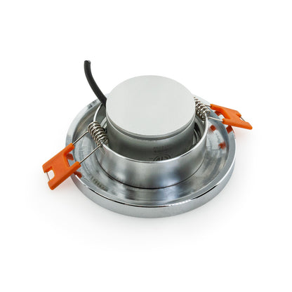 VBD-MTR-13C Low Voltage IC Rated Downlight LED Light Fixture, 2.5 inch Round Chrome mr16, gekpower