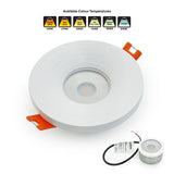 VBD-MTR-13W Low Voltage IC Rated Downlight LED Light Fixture, 2.5 inch Round White, mr16 fixture, gekpower
