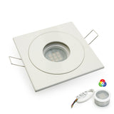 VBD-MTR-59T Low Voltage IC Rated Downlight LED Light Fixture, 3.5 inch Square White