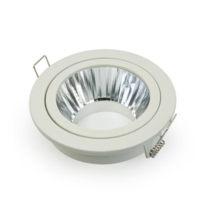 VBD-MTR-54T Low Voltage IC Rated Downlight LED Light Fixture, 3.5 inch Round White mr16 fixture, gekpower